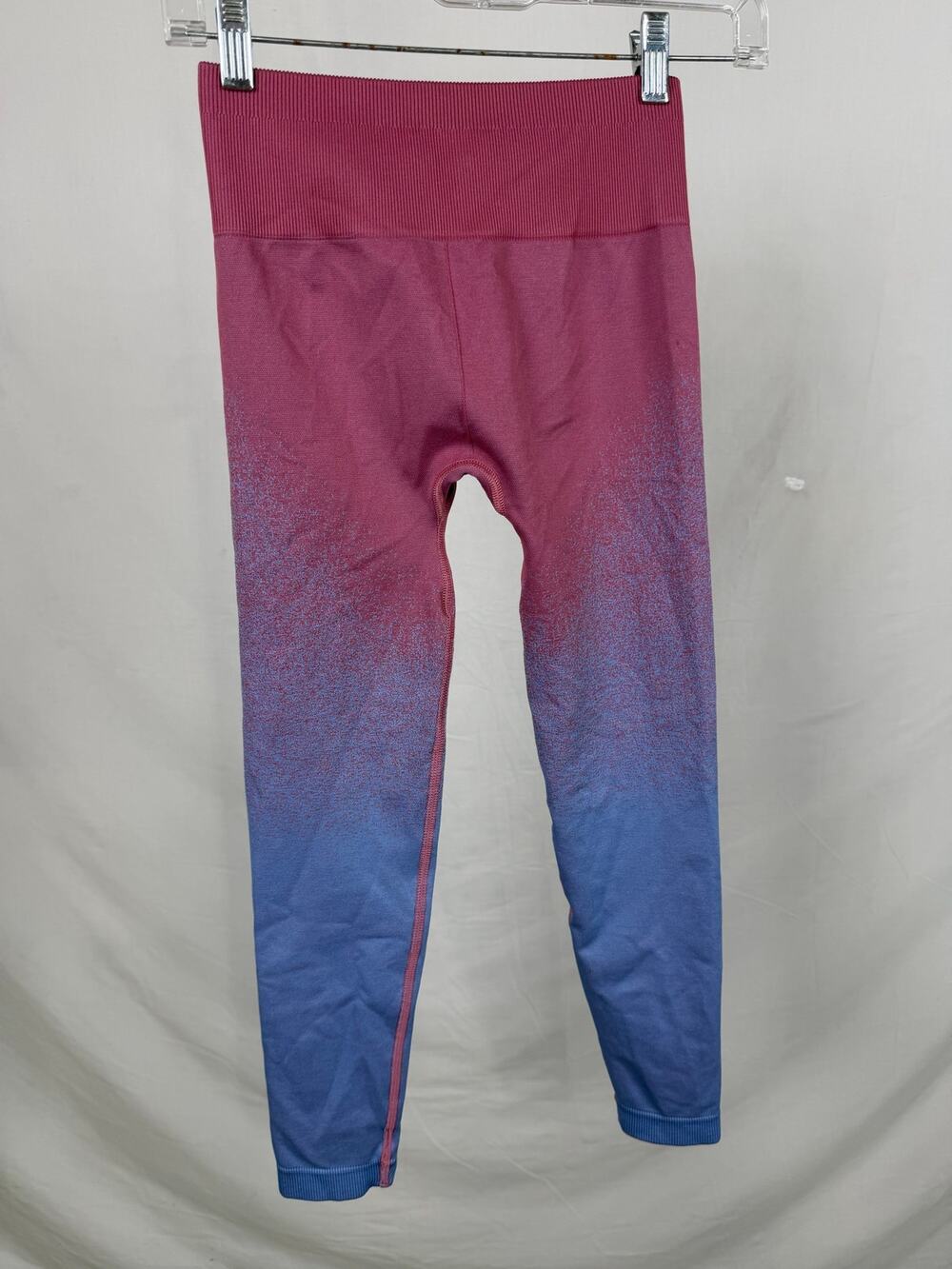 Gymshark Maroon Blue Ombre Seamless High Rise Leggings [SIZE] S Pre-owned
